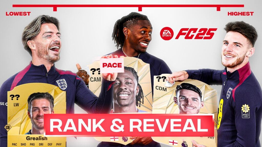 “Almost A Silver Card!” | Eze, Grealish & Rice Rank Their EA FC 25 Cards | EA FC 25 Rank & Reveal “Almost A Silver Card!” | Eze, Grealish & Rice Rank Their EA FC 25 Cards | EA FC 25 Rank & Reveal