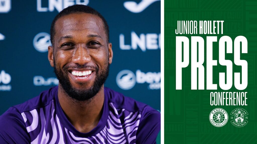 Rangers vs Hibernian | Junior Hoilett’s Press Conference | William Hill Premiership