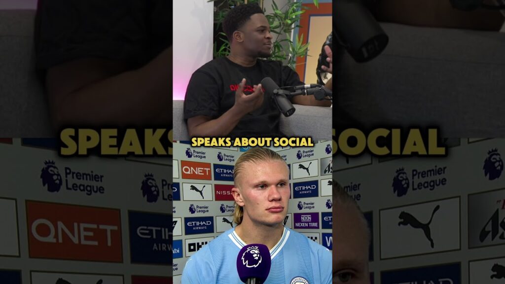 The chatter on social media had Erling Haaland fired up before Arsenal 😈