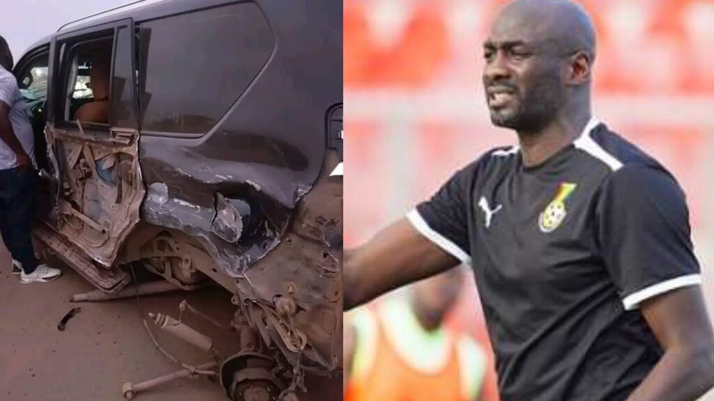 BREAKING: BLACK STARS HEAD COACH OTTO ADDO INVOLVED IN ACCIDENT TOGETHER WITH JOHN PAINTSIL