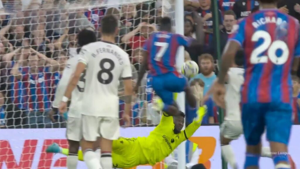 Andre Onana Double Save Goal against Crystal Palace, Crystal Palace vs Manchester United Highlights
