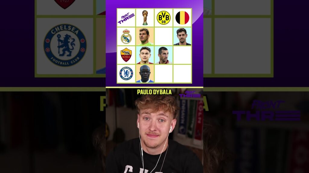 Football TIC TAC TOE vs FIAGO 🔥 : He FORGOT LUKAKU 🤯 @Fiago #shorts #soccer