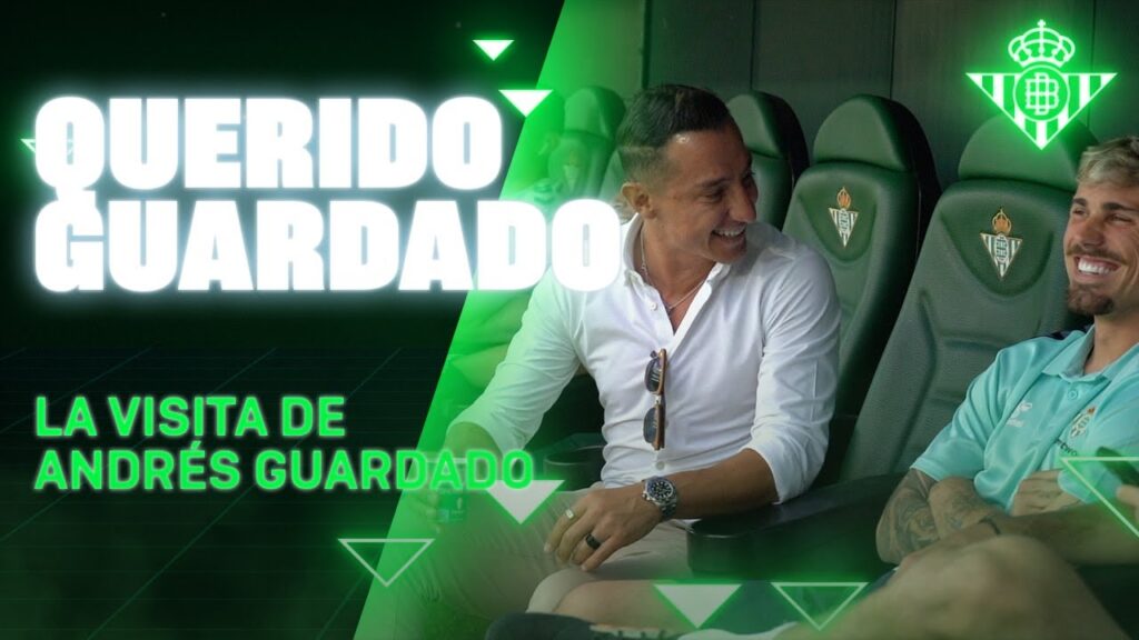 La visita chingona de Andrés Guardado | Real BETIS Balompié