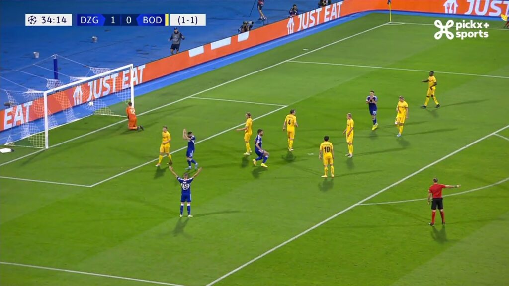 UCL Play-offs 24/08/2022 / Goal Petković against Bodo Glimt