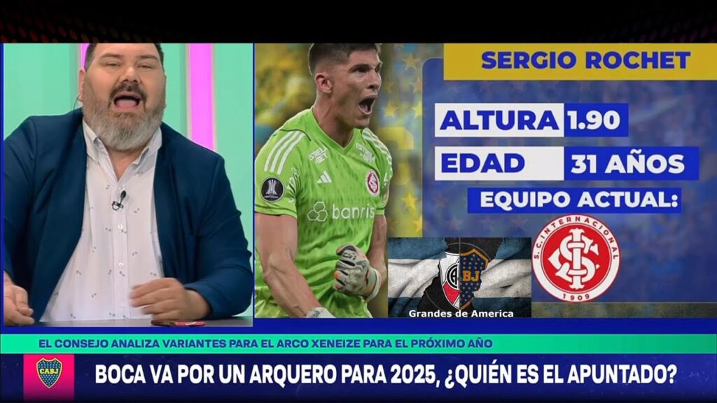Bombazo, Boca Busca Nuevo Arquero para el 2025. Lo Compra a Sergio Rochet?