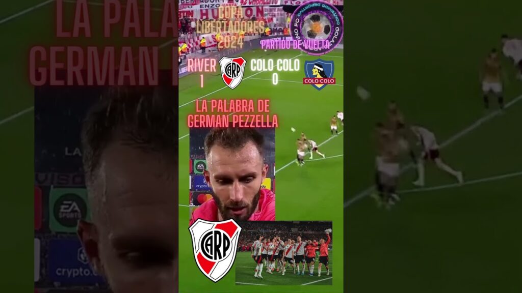 La palabra de German Pezzella luego de la victoria frente a Colo Colo