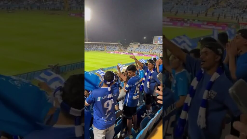 جماهير الهلال تردد " قاعدين ليه ما تقومو تروحو " بعد الهدف الثالث