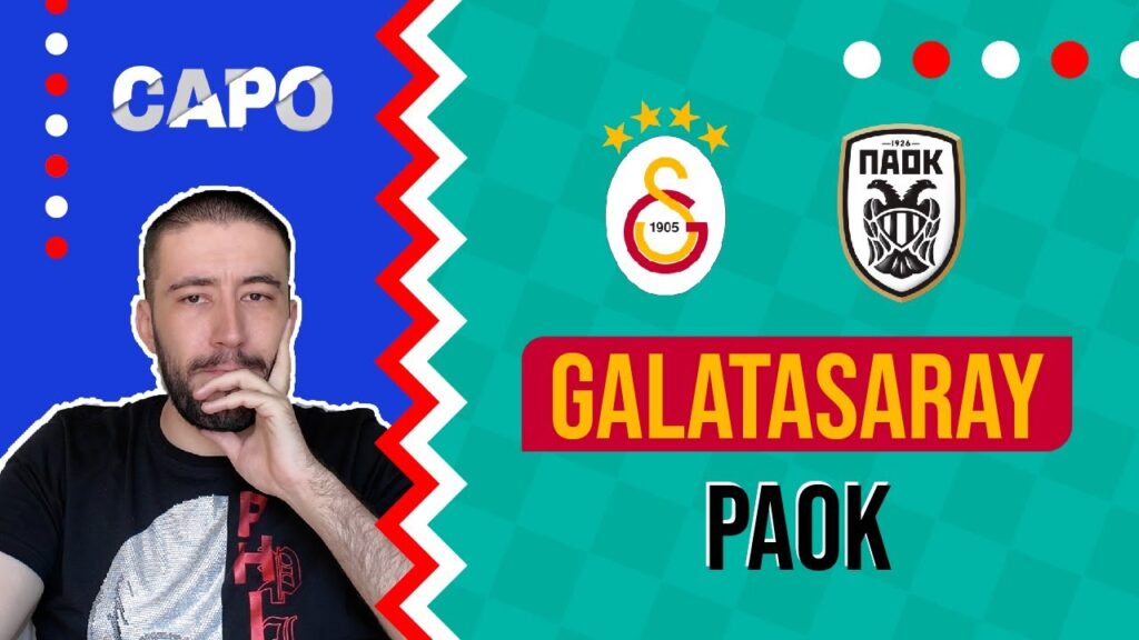 🔴 CANLI | Galatasaray 3-1 PAOK | Aslan Avrupa’ya Galibiyetle Başladı! | CAPO 🔴 CANLI | Galatasaray 3-1 PAOK | Aslan Avrupa'ya Galibiyetle Başladı! | CAPO