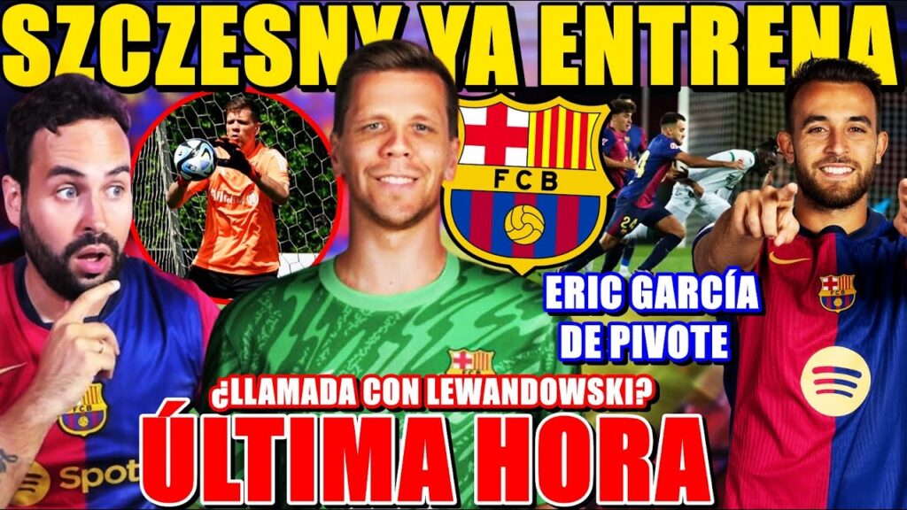 🚨¡SZCZESNY YA ENTRENA! ¿LLAMADA con LEWANDOWSKI? - ERIC GARCÍA de PIVOTE ¡FLICK ENCANTADO!