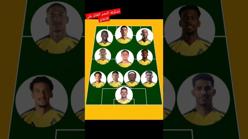 تشكيله ملخص مباراة النصر والاتفاق 3-0 ل اهداف النصر والاتفاق اليوم وهدف رونالدو #shorts#cr7#العراق