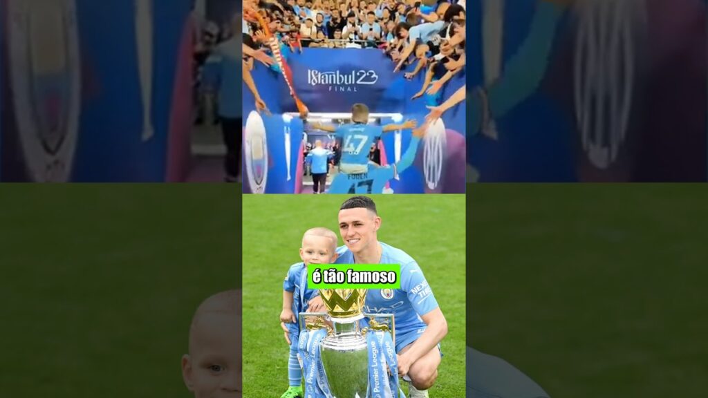 O filho famoso do Phil Foden.