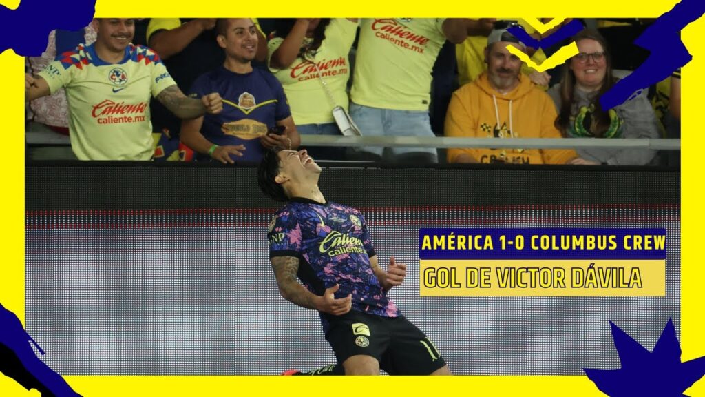 Gol de Víctor Dávila, para el gol del #ClubAmerica vs #ColumbusCrew en la  #CampeonesCup