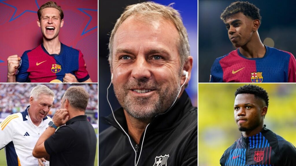 Hansi Flick SPEAKS on Frenkie de Jong, Real Madrid, rotation, his favourite FCB player & Osasuna!