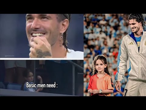 Rodrigo de paul dancing with his daughter