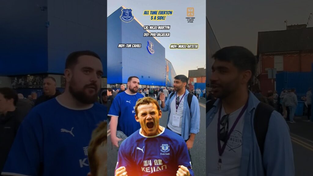 😱 Wayne Rooney or Romelu Lukaku❓ All Time Everton 5 A Side❗#football #shorts #footballshorts #quiz