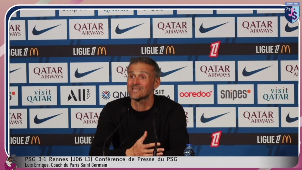 PSG 3-1 Rennes / J06 L1 Conférence de presse de Luis Enrique content de la prestation de ses joueurs