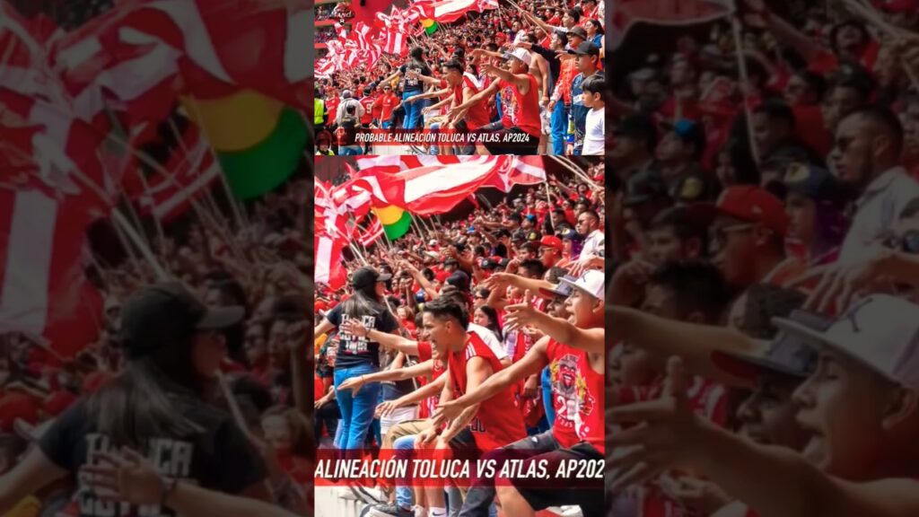 ALINEACION PROBABLE DEL TOLUCA ANTE ATLAS...#ligamx #tolucafc #ap2024
