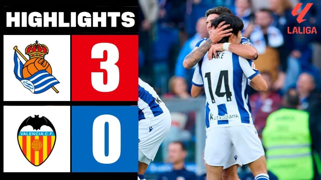 Takefusa Kubo Goal | Real Sociedad vs Valencia 3-0 Extended Highlights | LaLiga 2024/25 Takefusa Kubo Goal | Real Sociedad vs Valencia 3-0 Extended Highlights | LaLiga 2024/25