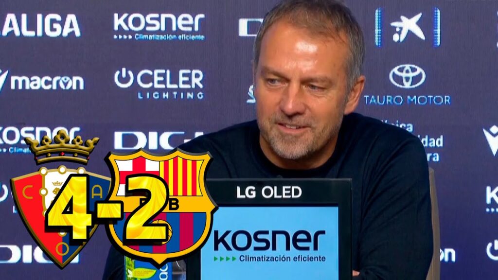 Rueda prensa HANSI FLICK: OSASUNA 4-2 FC BARCELONA (Versión Original)