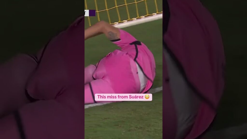 Luis Suárez skied what could have been Inter Miami’s winner vs. Charlotte 🫣