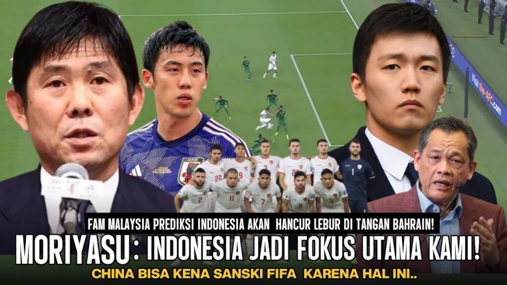 CHINA BISA SANKSI KARENA INI! Moriyasu Fokus Lawan Indonesia, Prediksi Nyeleneh FAM Malaysia😂
