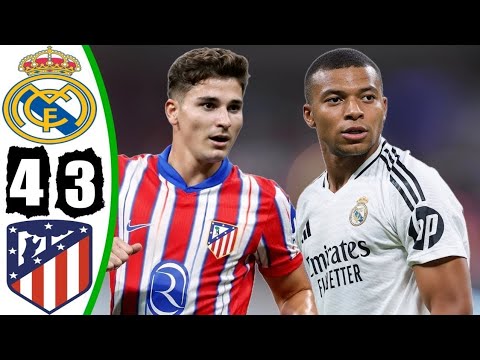 Real Madrid vs Atletico Madrid 4-3 All Goals Highlights