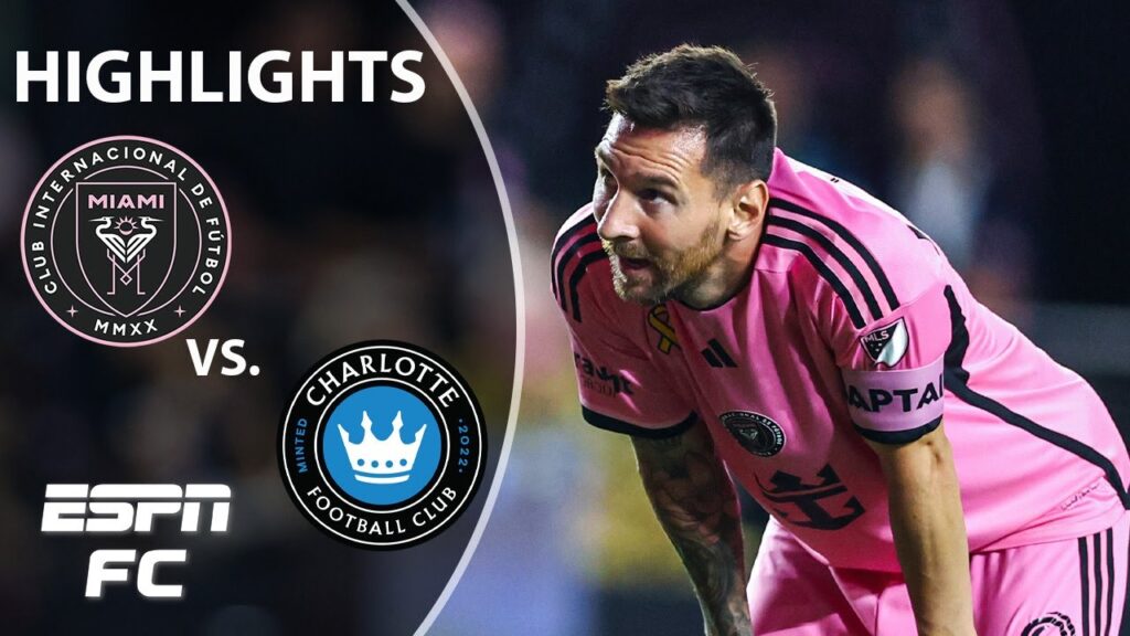 LIONEL MESSI PRECISION 😤 Inter Miami vs. Charlotte FC | MLS Highlights | ESPN FC