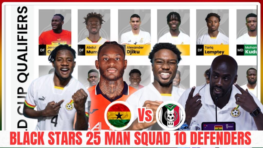 GHANA VS SUDAN: OTTO ADDO NAMED 10 DEFENDERS ,TARIQ, OPOKU,DJIKU, SALISU AND...