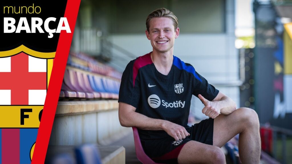 El crack del BARÇA FRENKIE de JONG revela el SECRETO que hay detrás de la recuperación de su LESIÓN