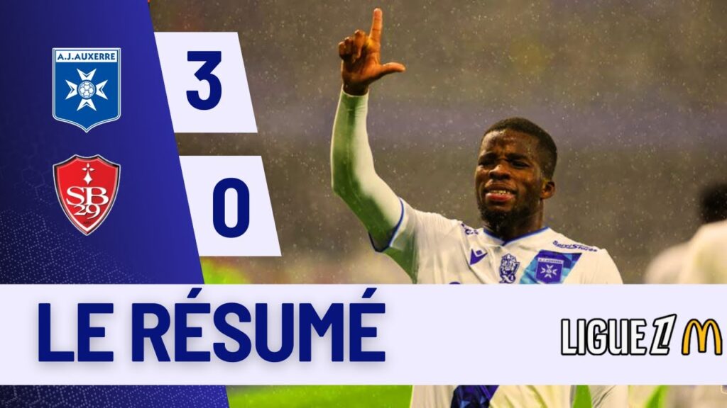 Auxerre 3-0 Brest: Dominant Home Victory | Ligue 1 2024-25