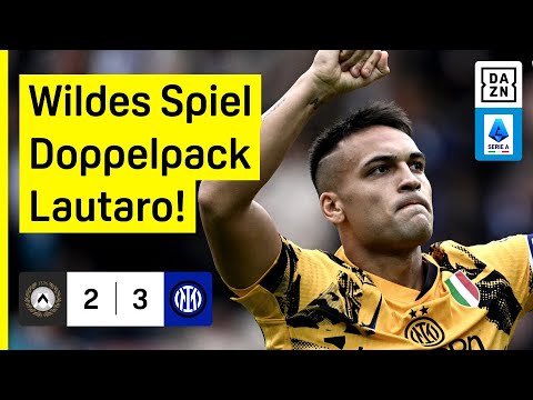 Lautaro trifft erstmals und dann gleich doppelt! Udine - Inter Mailand | Serie A | DAZN