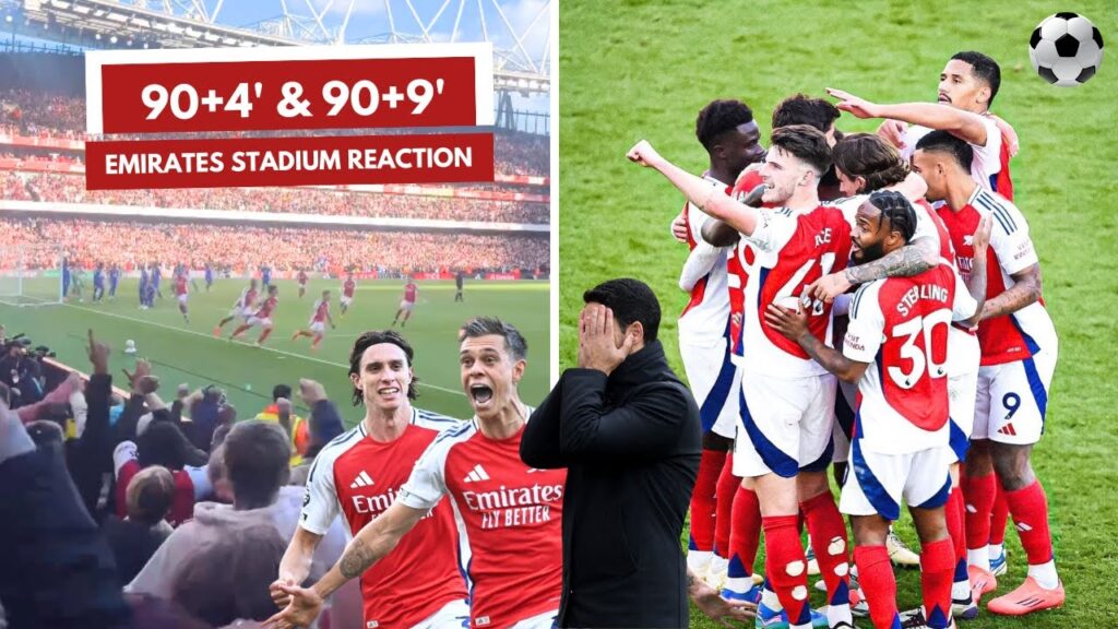 🤯Arsenal Crazy Reaction to Trossard 90+4' & Havertz 90+9' Winning GOALS vs Leicester City!