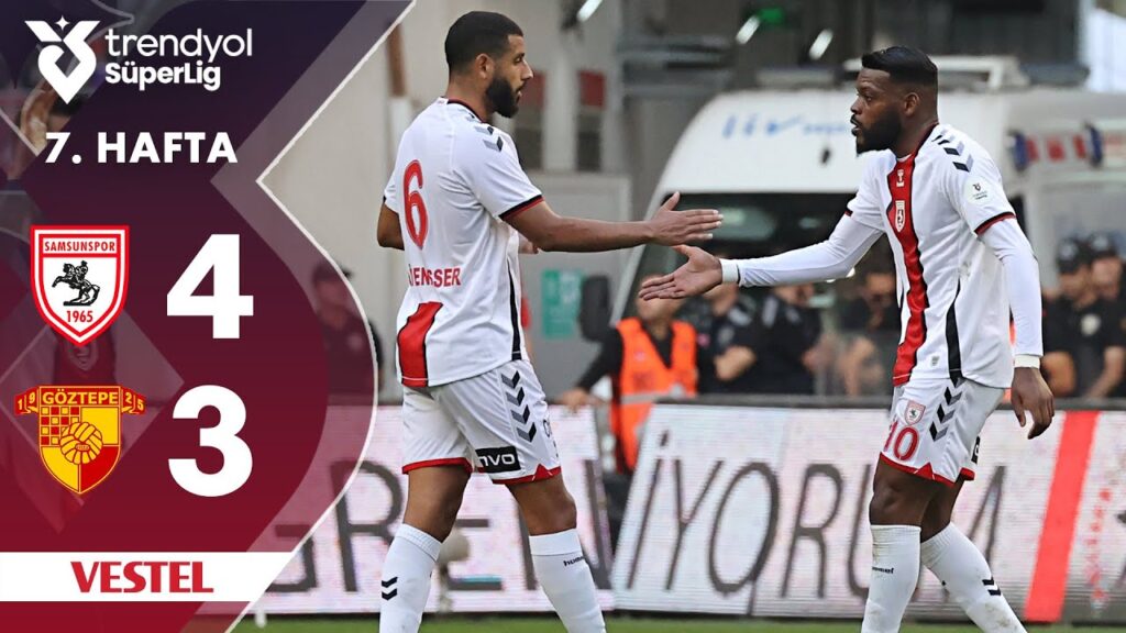Vestel | Samsunspor (4-3) Göztepe - Highlights/Özet | Trendyol Süper Lig - 2024/25