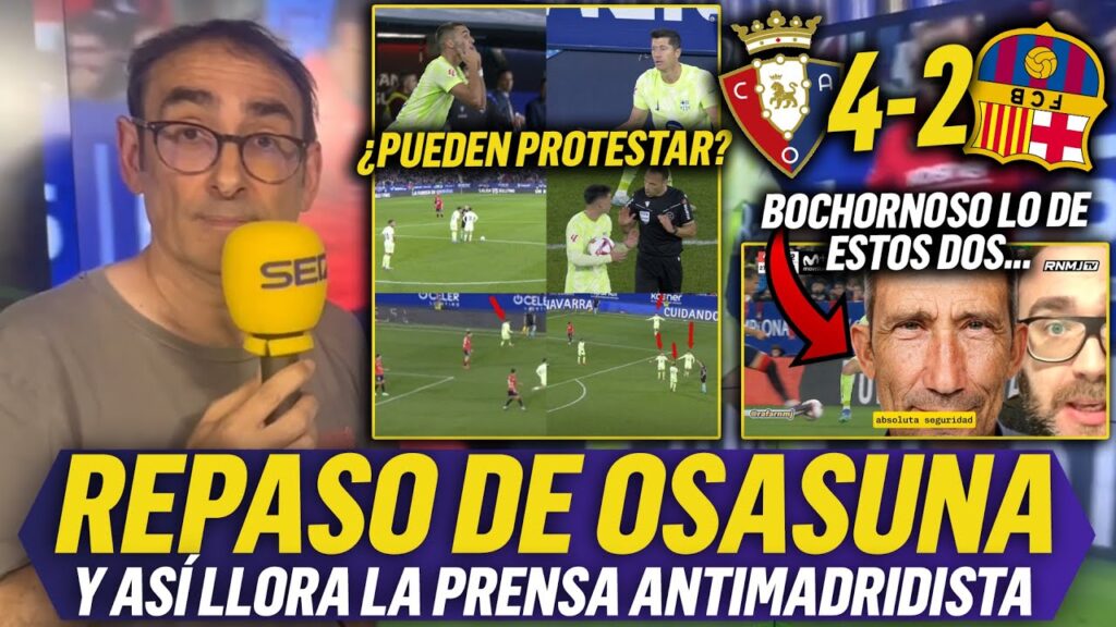 😂 OSASUNA ARROYA al BARCELONA y CARLOS MARTÍNEZ e ITURRALDE hablan de ROBO