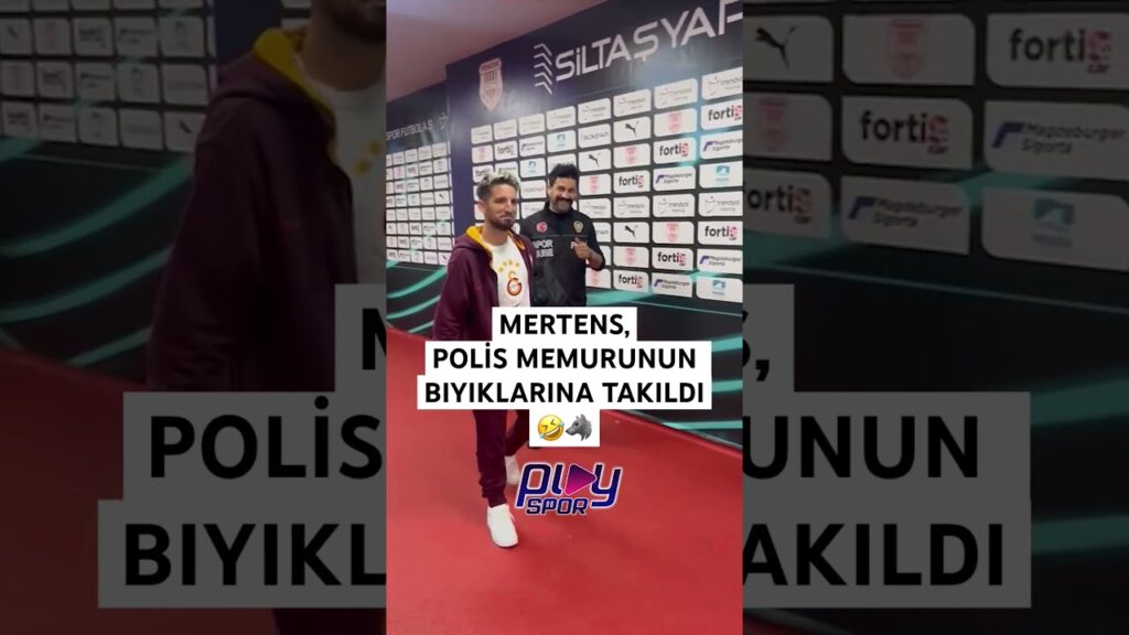 🤣 Dries Mertens, maç sonrasında polis memuruna bıyıklarından dolayı takıldı.