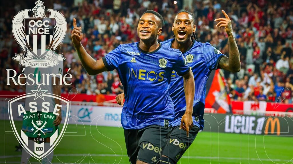 Résumé Nice - Saint-Etienne (8-0) I J5 - Ligue 1 McDonald's 2024-2025