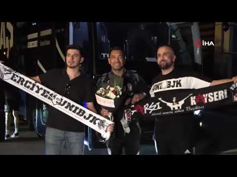 Beşiktaş'a Kayseri'de coşkulu karşılama