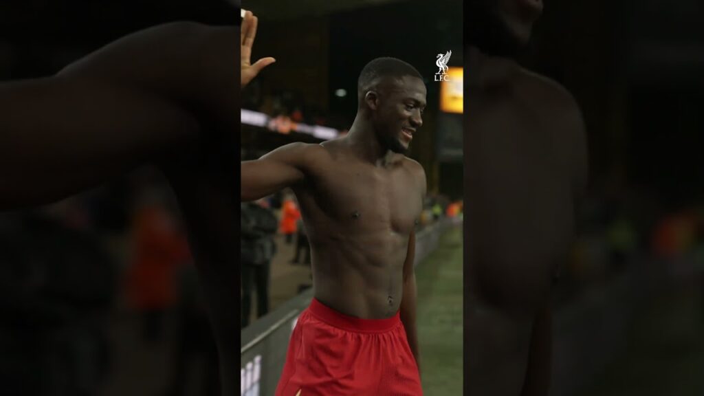 Lovely gesture from Ibou Konate 😄❤️