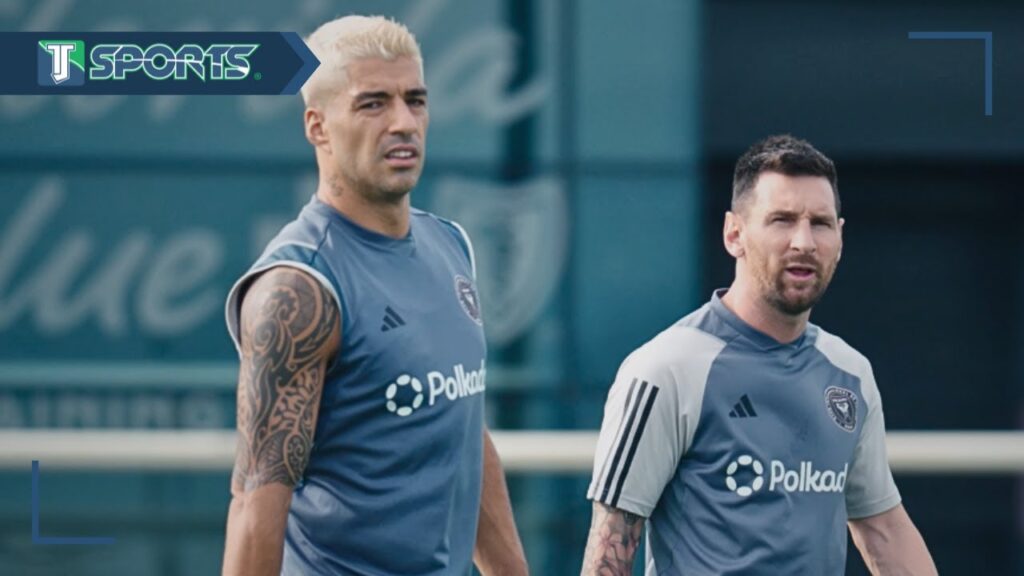 El INTENSO ENTRENAMIENTO de Lionel Messi y Luis Suárez con Inter Miami previo al DUELO con Charlotte