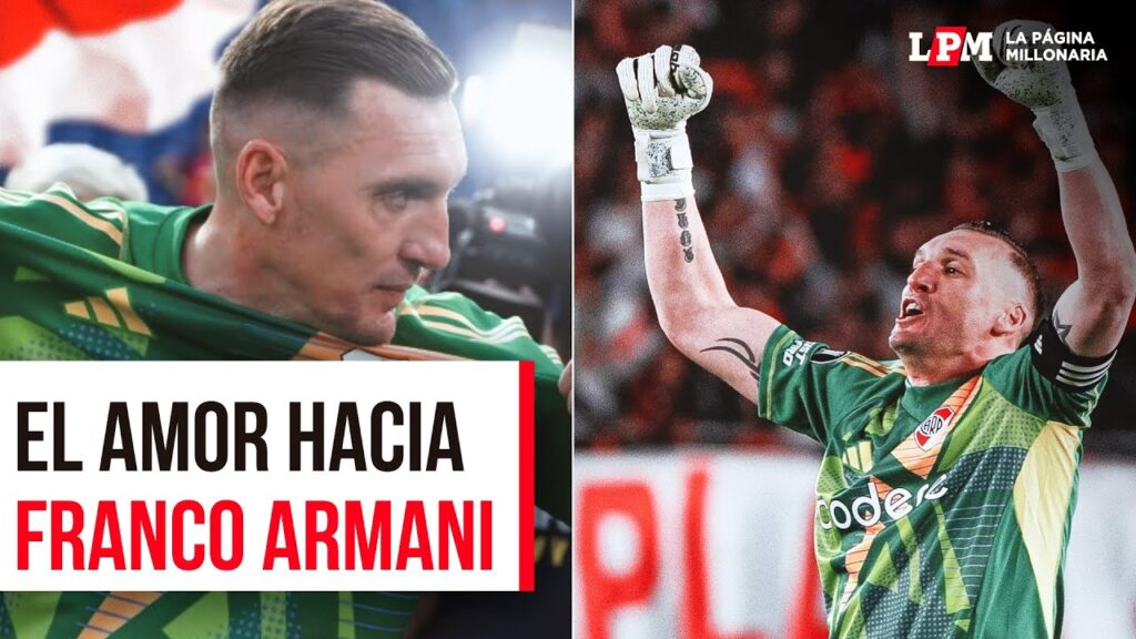 🐙😍 Los HINCHAS DE RIVER y su amor incondicional a FRANCO ARMANI