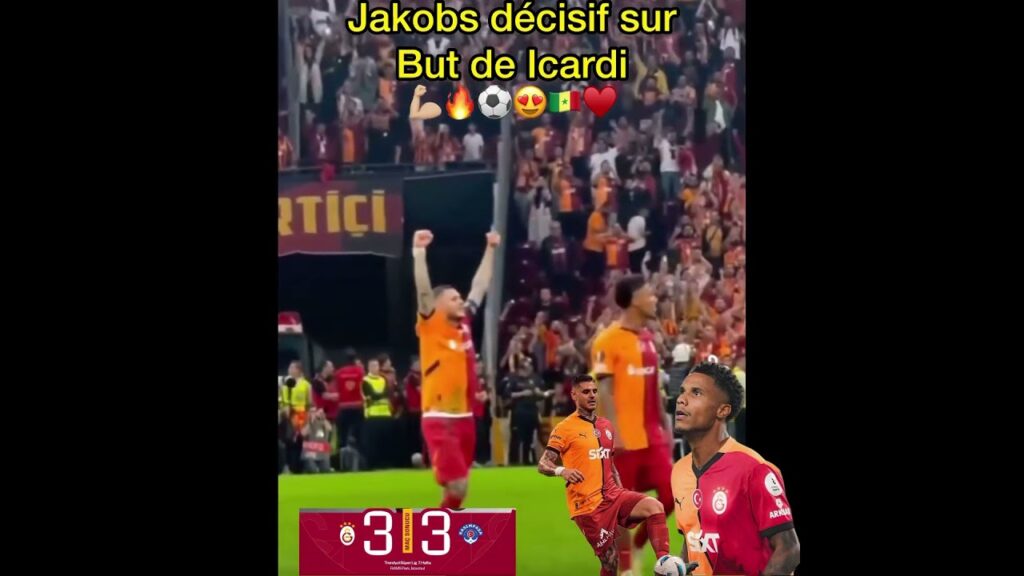 Ismail Jakobs passeur décisif sur icardi 🔥⚽️😍💪🏼🇸🇳#galatasaray #ismailjakobs