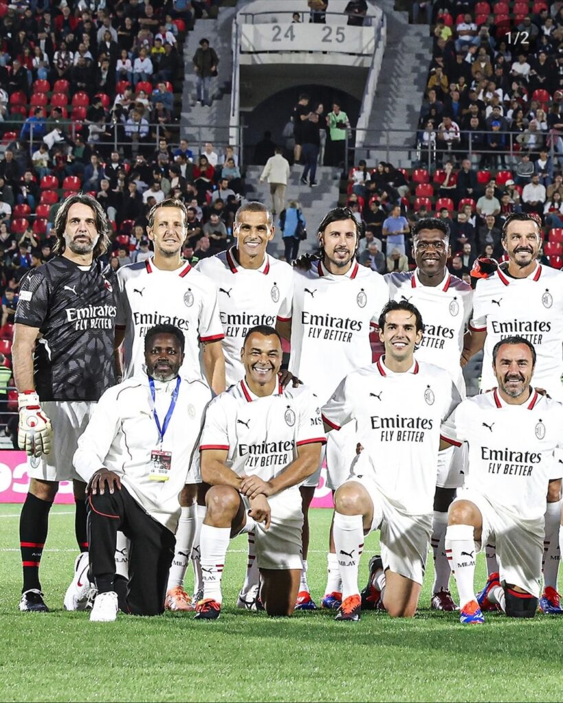 AC Milan in Tbilisi, Georgia.