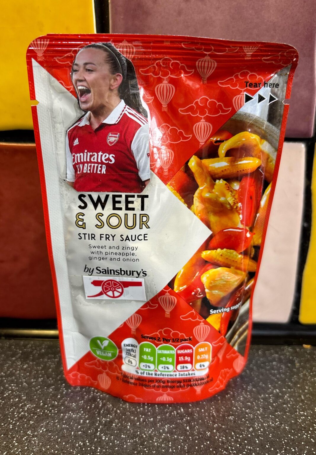 Katie McCabe promotional packs.