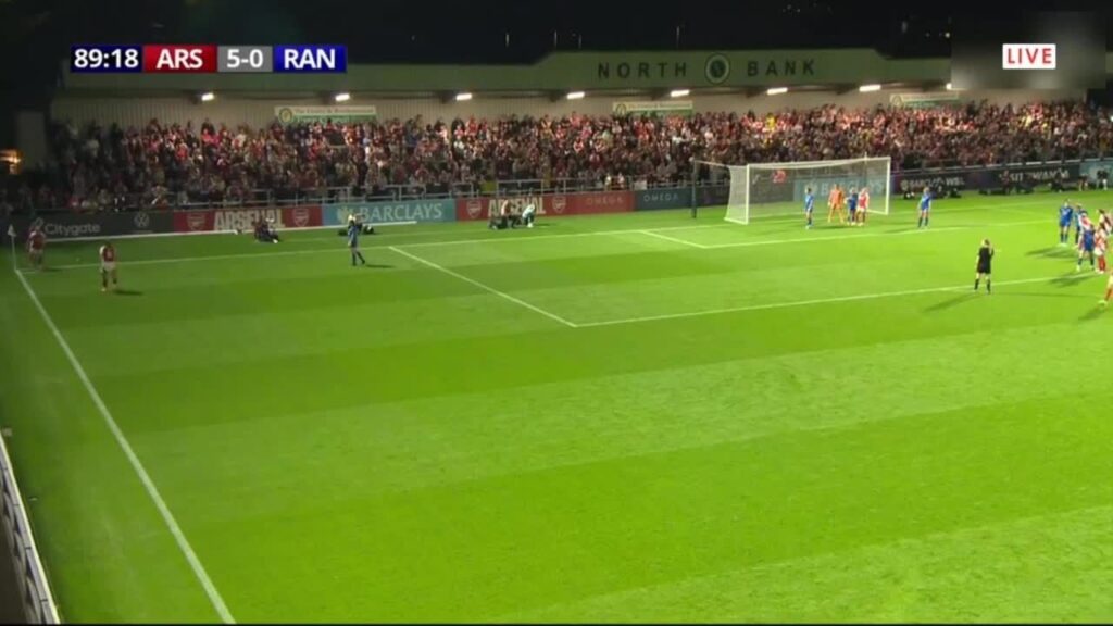 Arsenal W 6-0 Rangers W - Caitlin Foord 90'