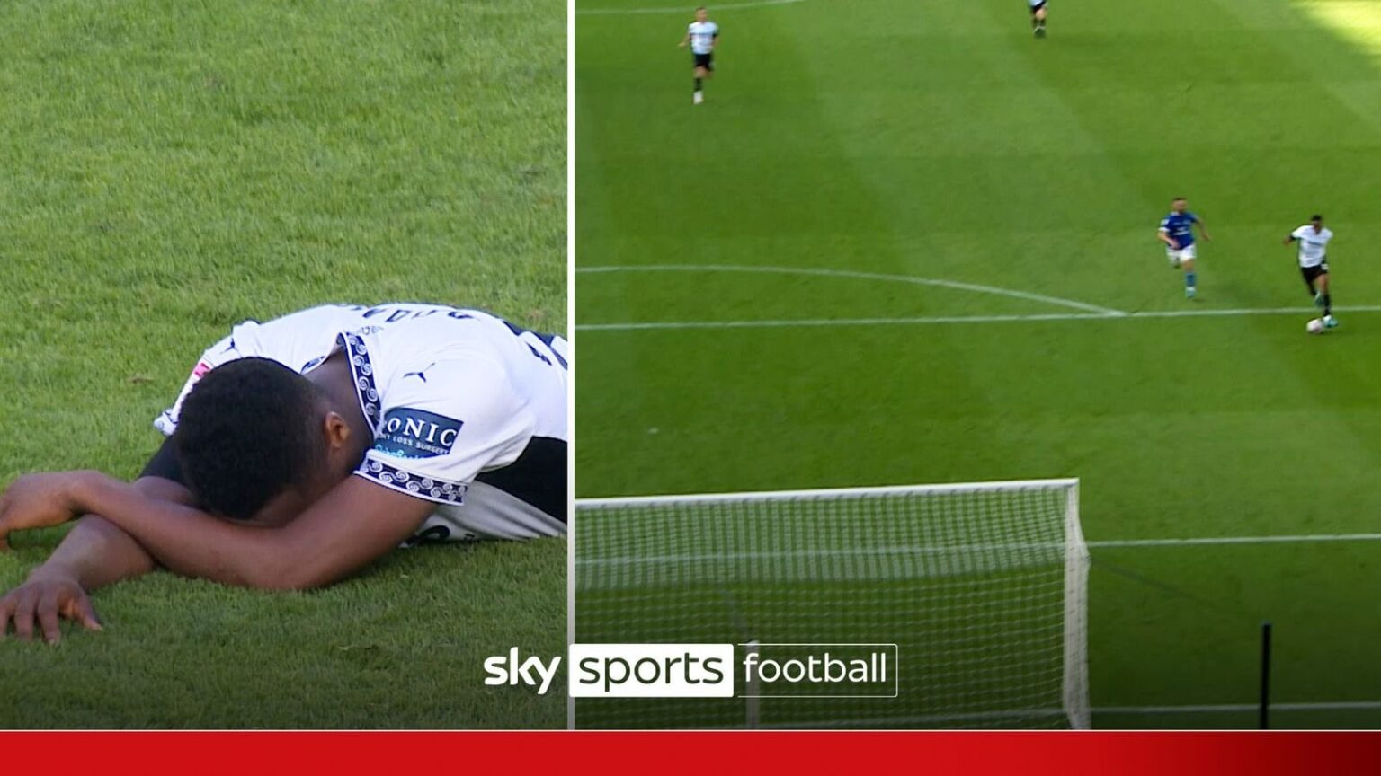 Ebou Adams misses an absolute sitter vs Cardiff