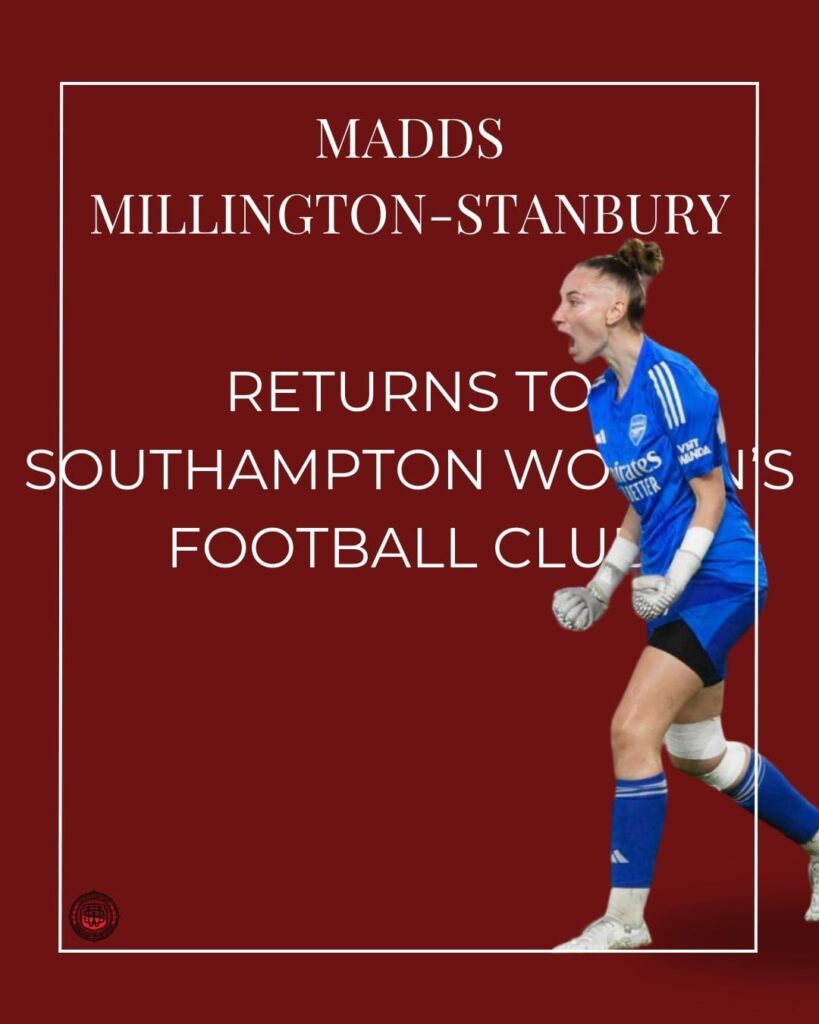 Southampton Women's FC have announced the signing of Madds Millington-Stanbury on a dual registration with Arsenal
