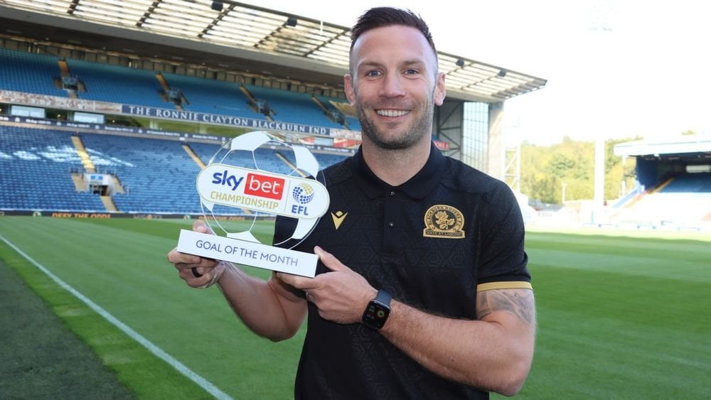 Andi Weimann’s stunning strike against Burnley has been voted the Sky Bet Championship Goal of the Month winner for August.