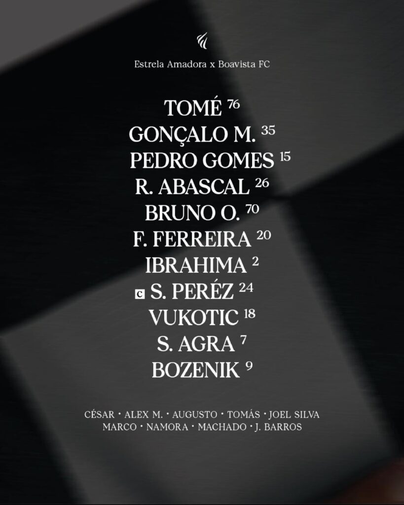 Match Thread | Liga Portugal Jornada 5: Estrela da Amadora vs Boavista FC