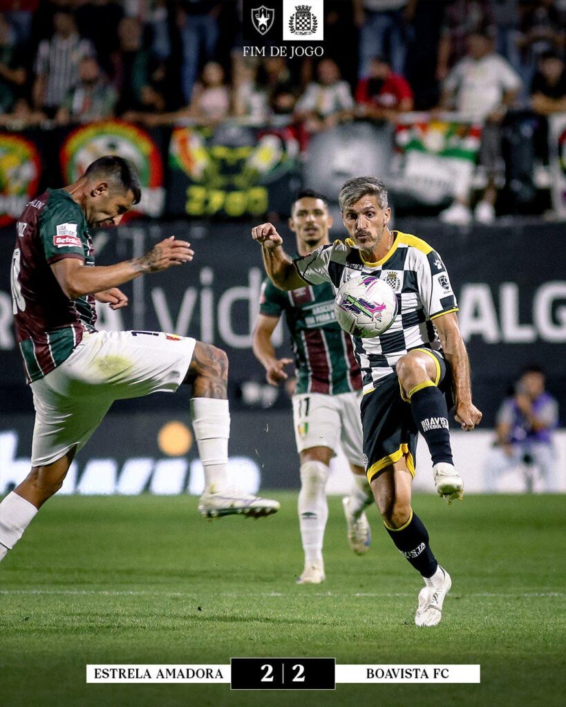 Resultado Final | Jornada 5: Estrela 2-2 Boavista FC (Onyemachi 23; Vukotic 45+)