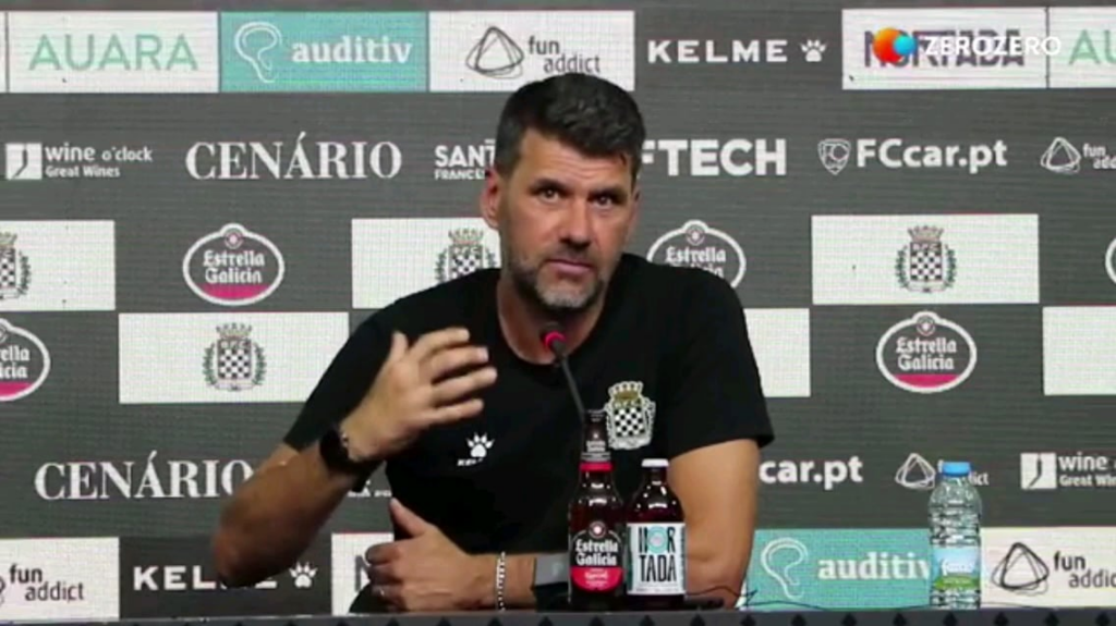 Declarações de Cristiano Bacci no final do Boavista FC [0-3] SL Benfica